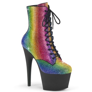 ADORE-RRS 18 cm pleaser hjhlede boots strass