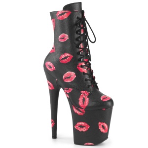 FLAMINGO-1020KISSES 20 cm pleaser h�jh�lede boots sort