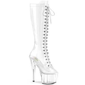 Gennemsigtig 18 cm ADORE-2020C plateau st�vler h�je h�le