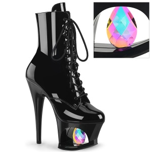 Lak 18 cm MOON-1020DIA plateaust�vletter med sn�reb�nd i sort