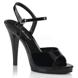 Lakl�der 12 cm FLAIR-409 High Heels Sko til M�nd