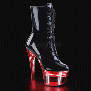 Lakl�der 18 cm FLASH-1020-7 ankelst�vler poledance LED p�re