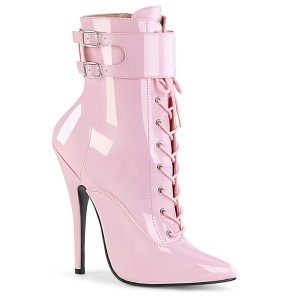 Lyser�d 15 cm DOMINA-1023 stiletto ankelst�vler med h�je h�le