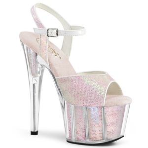 Opal glitter plateau 18 cm ADORE-710G h�jh�lede sandaletter til poledance