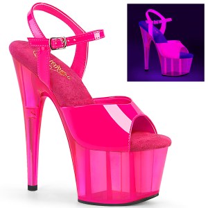 Pink 18 cm ADORE-709UVT Neon Plateau H�jh�lede Sandaler Sko