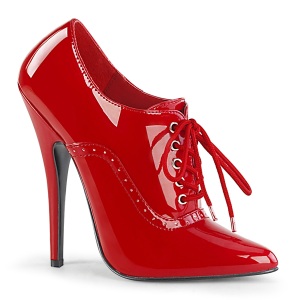 R�d 15 cm DOMINA-460 high heels oxford sko m�nd