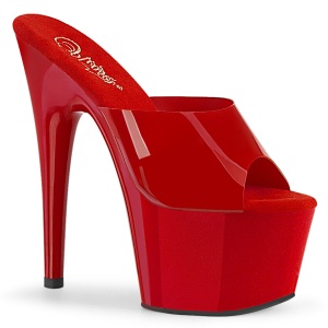 R�d Jelly-Like 18 cm ADORE-701N h�jh�lede mules - pole dance mules