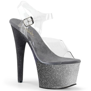 S�lv glimmer 18 cm Pleaser ADORE-708OMBRE poledance sko