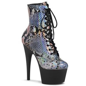 S�lv slange m�nster 18 cm ADORE-1020SP h�jh�lede ankelst�vler - pole dance st�vletter