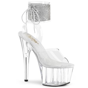 S�lv strass 18 cm ADORE-791-2RS pleaser h�je h�le med ankelmanchet