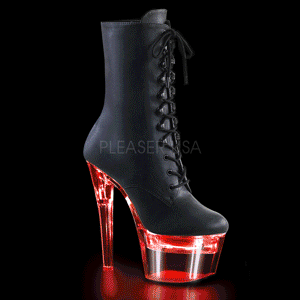 Vegan 18 cm FLASH-1020-7 ankelst�vler poledance LED p�re