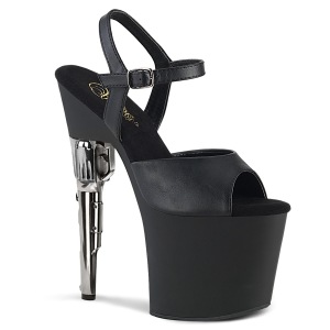 Vegan 19 cm BONDGIRL-709 plateau sko med pistol h�le