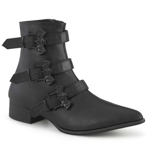 Vegan WARLOCK-50-B spidse boots - m�nd winklepicker boots 3 sp�nder