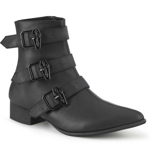 Vegan WARLOCK-50-C spidse boots - m�nd winklepicker boots 3 sp�nder
