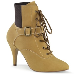 Vegan brun 10 cm DREAM-1022 ankle booties til m�nd