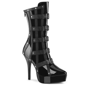 Vegan sort 13,5 cm ankle booties til m�nd