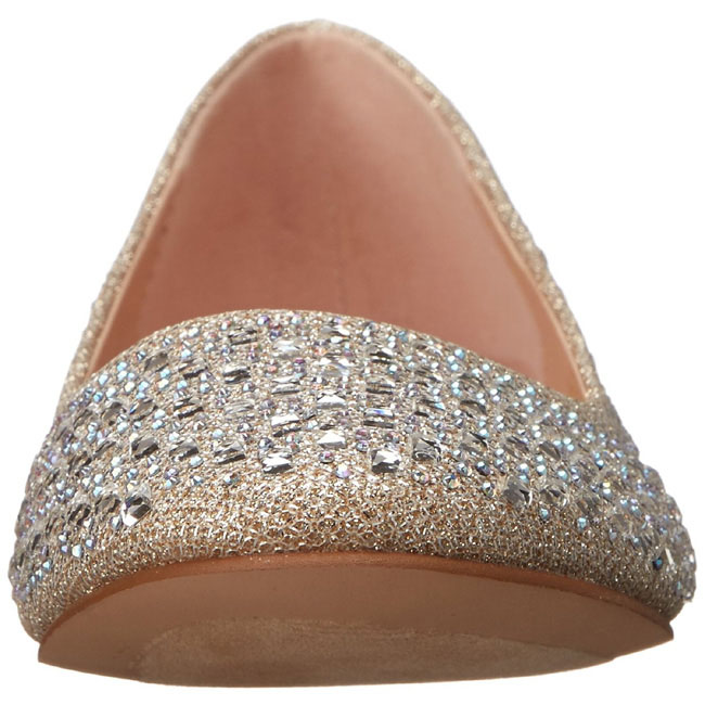 TREAT-06 krystal sten ballerina sko med flade hæle