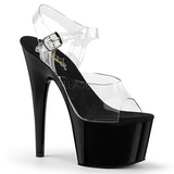 Gennemsigtig 18 cm ADORE-708 H�je H�le Sort Plateau