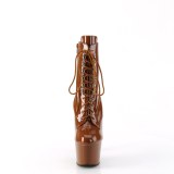 ADORE-1020 18 cm pleaser hjhlede boots brun
