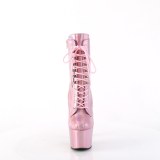 ADORE-1020HG - 18 cm pleaser hjhlede boots hologram rosa