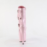 ADORE-1043 - 18 cm platform høje hæle boots laklæder rosa