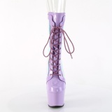 ADORE-1047 - 18 cm platform high heel boots patent lavender