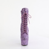 ADORE-GWR 18 cm pleaser hjhlede boots glitter lavendel