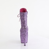ADORE-GWR 18 cm pleaser hjhlede boots glitter lavendel
