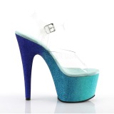 Bl� glimmer 18 cm Pleaser ADORE-708OMBRE poledance sko