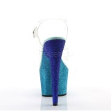 Bl� glimmer 18 cm Pleaser ADORE-708OMBRE poledance sko
