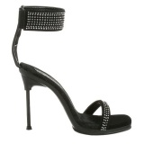 Black 11,5 cm CHIC-40 fabulicious stiletto heel sandals