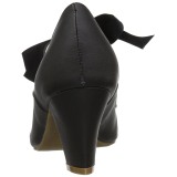 Black 6,5 cm WIGGLE-32 retro vintage cuben heels maryjane pumps