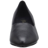 Black Leatherette 5 cm FAB-420W High Heel Pumps for Men