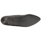 Black Leatherette 5 cm FAB-425 big size pumps shoes