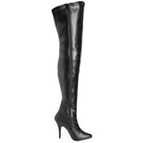Black Matte 13 cm SEDUCE-3000 overknee high heel boots