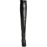 Black Matte 13 cm SEDUCE-3063 overknee high heel boots