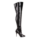 Black Shiny 13 cm SEDUCE-3010 overknee high heel boots