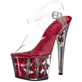 Blomstret 18 cm ADORE-708FL H�jh�lede Sandaler Sko