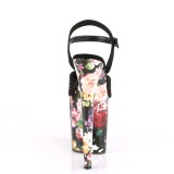 Blomstret M�nster 20 cm FLAMINGO-809WR Plateau H�je H�le