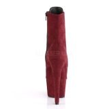 Bordeaux faux suede 18 cm ADORE-1021FS pole dance ankelst�vler