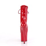 ENCHANT-1040 19 cm pleaser hjhlede boots rde