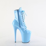 FLAMINGO-1020 20 cm pleaser h�jh�lede boots bl�