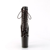 FLAMINGO-1020 20 cm pleaser h�jh�lede boots coffee