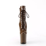 FLAMINGO-1020 20 cm pleaser h�jh�lede boots mocha