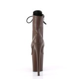FLAMINGO-10202 20 cm pleaser h�jh�lede boots mocha