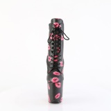 FLAMINGO-1020KISSES 20 cm pleaser h�jh�lede boots sort