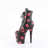 FLAMINGO-1020KISSES 20 cm pleaser h�jh�lede boots sort