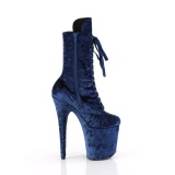 Fl�jl 20 cm FLAMINGO-1045VEL bl� ankelst�vler med h�je h�le + t�kapper