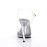 Gennemsigtig 11,5 cm FLAIR-408MG High Heels Sko til M�nd