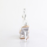 Gennemsigtig 13 cm MARTINI-505 beige plateau hjhlede sandaler kvinder